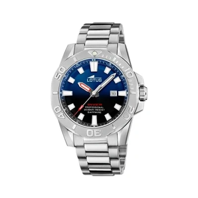 Afbeelding van Lotus Diver Horloge, Heren, Maat: One Size, Blue