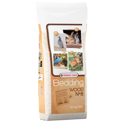 Afbeelding van Versele Laga Wood Bedding Beukenhout No. 8 Vogelbodembedekking 15 kg