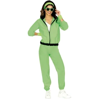 Afbeelding van Neon Groene Tracksuit Dames Maat M