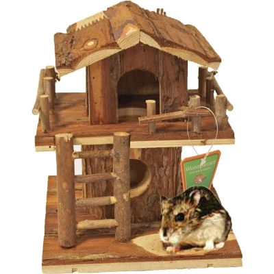 Afbeelding van Hamsterhuis boomhut natural 22 cm Gebr. de Boon