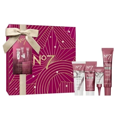 Afbeelding van No7 Restore &amp; Renew Mini Collection Giftset 4st