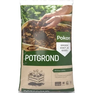 Afbeelding van Turfvrije potgrond Pokon 30 liter (Bio, MPS)