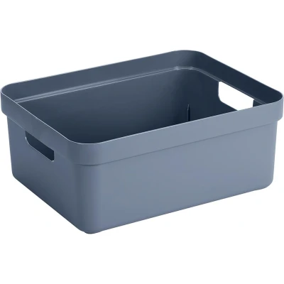 Afbeelding van Sunware Sigma home opbergbox 24L donkerblauw 44,5 x 34,5 18 cm