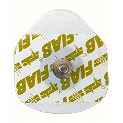 Afbeelding van F9089 100 stuks ovale elektroden met vaste gel voor ECG 36 x 45 mm Ag/AgCL
