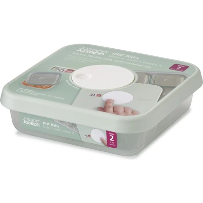 Afbeelding van Joseph Dial Baby Vershouddoos 9 tot 12 maanden Datumaanduiding Set van 5 Stuks Mint