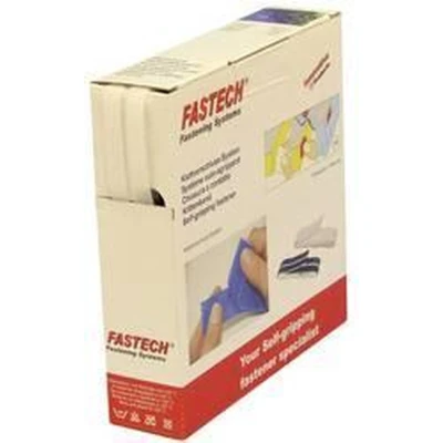 Afbeelding van FASTECH® B10 SKL000010 Klittenband Om vast te plakken Hotmelt Haak en lusdeel (l x b) 10 m mm Wit