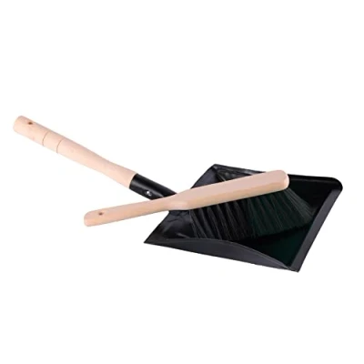 Afbeelding van Garronda Stoffer en Blik Handveger Open Haard Metaal/zwart GD WAL MAD DustpanBrush