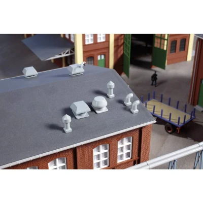 Afbeelding van Auhagen 80103 H0 dakventilatoren (24 stuks) Kunststof bouwpakket
