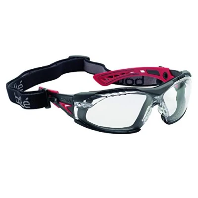 Image de BOLLÉ RUSHPFSPSI lunettes de protection mousse et bandeau élastique anti rayures / humidité gris