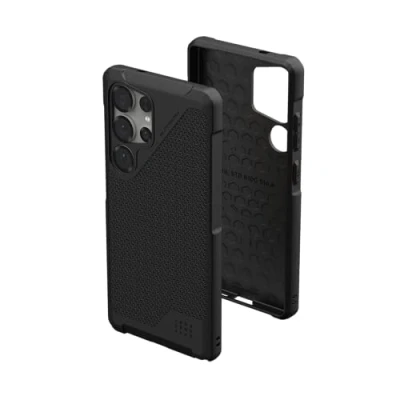 Image de UAG Metropolis LT Series Coque de protection pour téléphone portable compatibilité avec MagSafe DuPont Kevlar, 50 % matériaux recyclés, polyuréthanne thermoplastique (TPU) noir kevlar Samsung Galaxy S25 Ultra