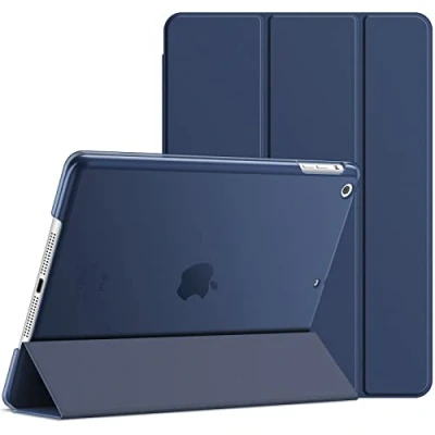 Afbeelding van JETech beschermhoes voor iPad Air 1st Edition (niet 2), met standfunctie en automatische slaap /wekfunctie (marineblauw)