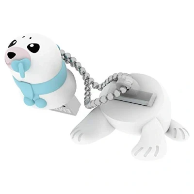 Afbeelding van Emtec ECMMD16GM334 USB stick 2.0 Licentieserie Animalitos collectie 16 GB Baby Seal figuur materiaal zachte gum