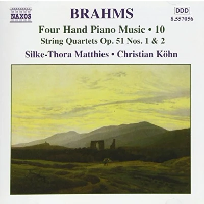 Afbeelding van Silke Thora Matthies &amp; Christian Kohn Brahms: Four Hand Piano Music 10 (CD)