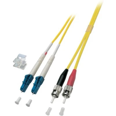 Afbeelding van 5 m Glasvezel Kabel LC naar ST OS2