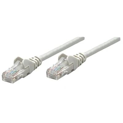 Afbeelding van Intellinet 739849 RJ45 Netwerkkabel, patchkabel CAT 6 S/FTP 1.50 m Grijs Folie afscherming, Afscherming gevlochten, Halogeenvrij 1 stuk(s)
