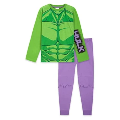 Afbeelding van Marvel The Incredible Hulk lange pyjama voor jongens, Meerkleurig
