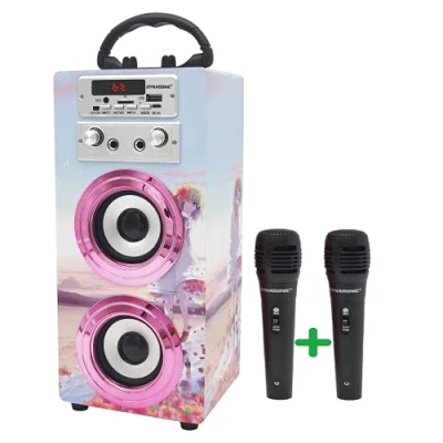 Image de Enceinte bluetooth avec microphone karaoké dynasonic 025 17 (reconditionné a)