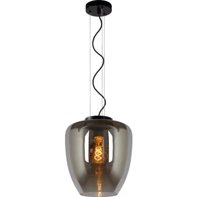 Afbeelding van Lucide FLORIEN Hanglamp 1xE27 Fumé