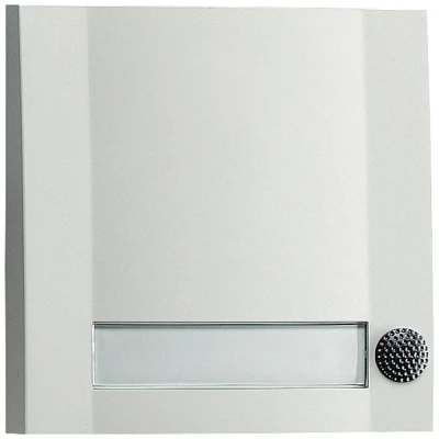 Afbeelding van Grothe 51103 Belknop Met naambord Wit/zwart