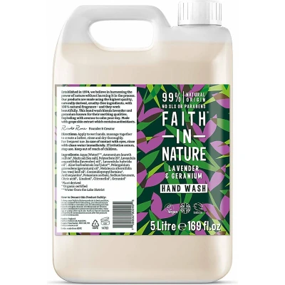 Afbeelding van Faith In Nature Lavendel &amp; Geranium Handwash 5LT