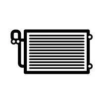 Afbeelding van NRF 350645 Condensor Airco Zonder droger, Met afdichtring 12,7 621
