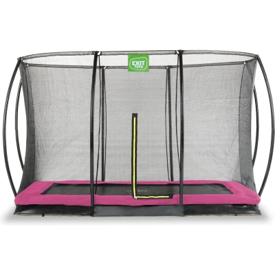 Afbeelding van EXIT inground trampoline 244x366cm Silhouette (roze)