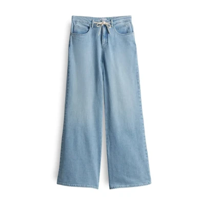Afbeelding van OPUS Palazzo MIVA Paris Bootcut jeans, Dames, Maat: 42x32, Light parisien blue