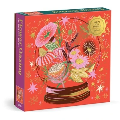 Afbeelding van Flower Gazing 500 Piece Foil Puzzle