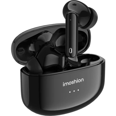 Afbeelding van iMoshion Aura Pro Earbuds Draadloze Oordopjes met Active Noise Cancelling (ANC) Wireless Bluetooth Earphones Oortjes Zwart