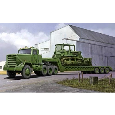Afbeelding van 1:35 Trumpeter 01078 M920 Tractor tow M870A1 Semi Trailer Plastic Modelbouwpakket