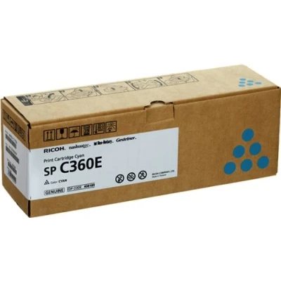 Afbeelding van Ricoh 408189 (SP C360E) Toner Cyaan