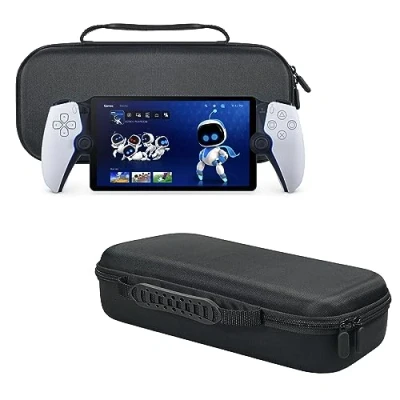 Afbeelding van GMUJIAO Draagtas compatibel met Sony PlayStation Portal, harde en draagbare draagtas, volledige bescherming, zwart