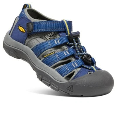 Afbeelding van Keen Newport H2 Unisex Outdoorsandalen voor kinderen, Maat: 27/28, Blue depth/gargoyle Textiel