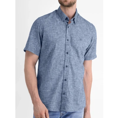 Afbeelding van LERROS Overhemd Regular Fit Marine XXL
