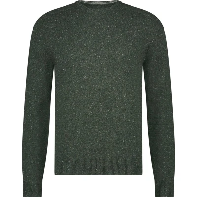Afbeelding van State Of Art Trui Donegal Melange Donkergroen maat XL Heren Pullover met Regular fit Pasvorm Polyester