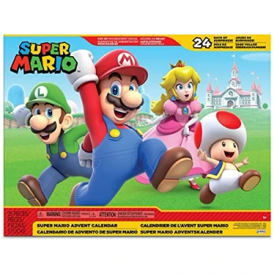 Afbeelding van Nintendo Mario &amp; Co Advent Kalender met Gouden en Bullet Bill