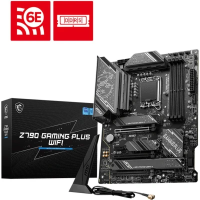 Afbeelding van MSI Z790 Gaming Plus Wifi Moederbord Socket Intel 1700 Vormfactor ATX chipset Intel®