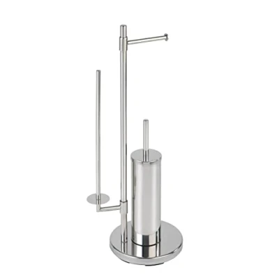 Afbeelding van Wenko Toiletrolhouder Met Borstel Universalo Neo Chrome