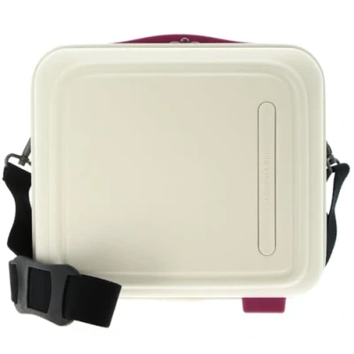 Afbeelding van MANDARINA DUCK Cosmetische tas Logoduck + Beauty Case Raspberry Smoothie Crème