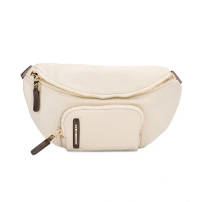 Afbeelding van MANDARINA DUCK Gordeltas Schoudertas Hunter Bum Bag Whitecap Gray Crème