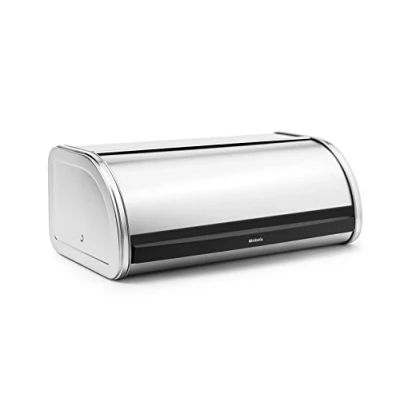 Image de BRABANTIA BOITE À PAIN AVEC COUVERCLE ROULANT ACIER MATTE