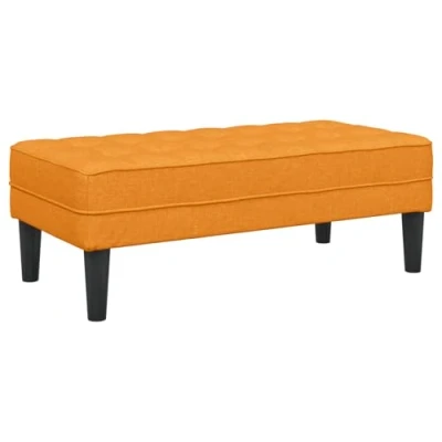 Afbeelding van vidaXL Bank Donkergeel 113x57x39 cm Stof