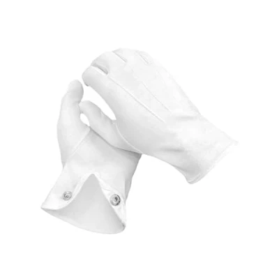 Afbeelding van Masonic Handschoenen, 100% katoen, wit, Wit.