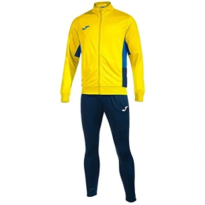 Afbeelding van Joma Trainingspak Danube II marineblauw koningsgeel