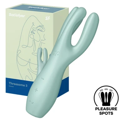 Afbeelding van Satisfyer Threesome 3 Multi Vibrator Groen