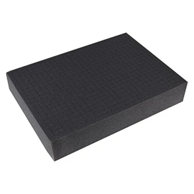 Afbeelding van HMF 1451100 Voorgesneden schuim, kubus, 440 x 315 mm, bodem voor koffer of aktetas, 80 mm