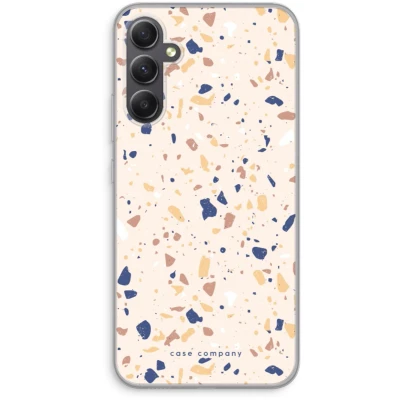Afbeelding van Case Company® hoesje geschikt voor Samsung Galaxy A34 Terrazzo N23 Soft Cover Telefoonhoesje Bescherming aan alle Kanten en Schermrand