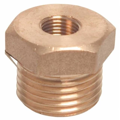 Afbeelding van Mega Nr. 241 Verloopring messing 1 1/2 inch x 1/4 buitendraad binnendraad