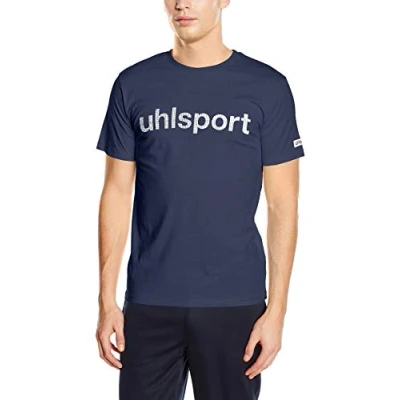 Afbeelding van Uhlsport, Shirt met korte mouwen Essential Promo logo, blauw (marine 14)