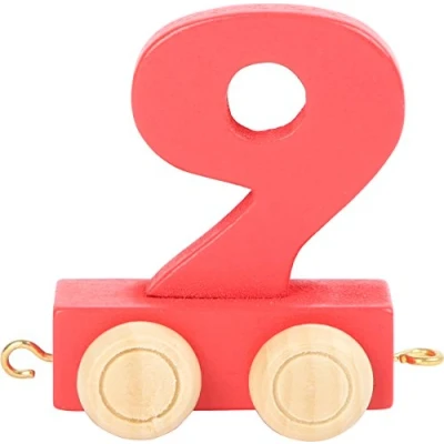 Afbeelding van small foot Coloured Numbers Train 9